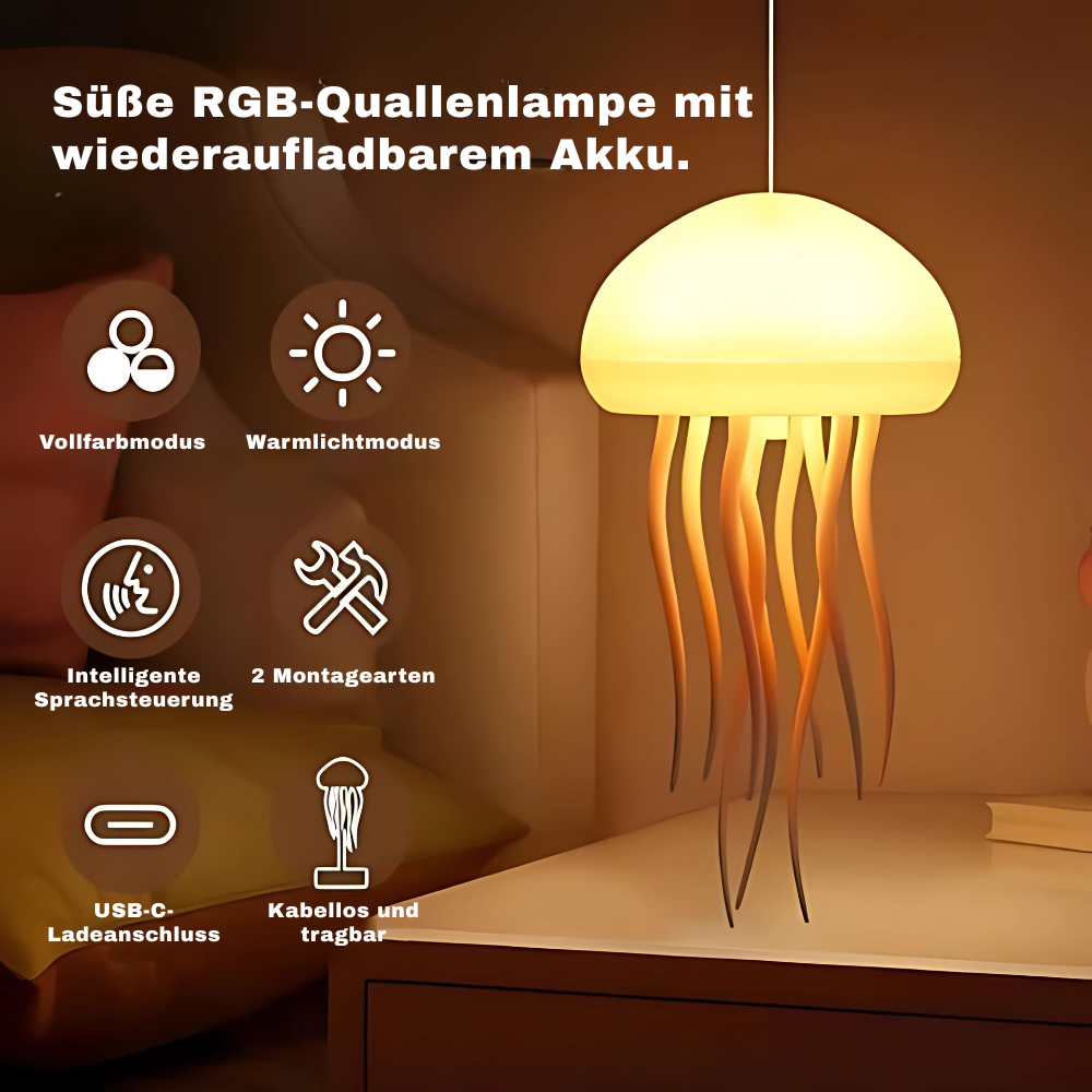 AquaLume™ Jellyfisch Lampe